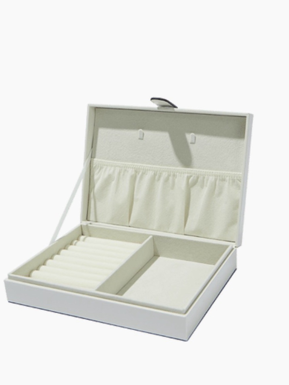 RADLEY LONDON White Jewelry Organizer Box with Contrast Trim